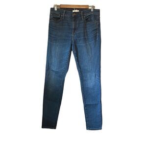 Madewell High‎ Rise Skinny Jeans Dark Wash Women's Denim Pants